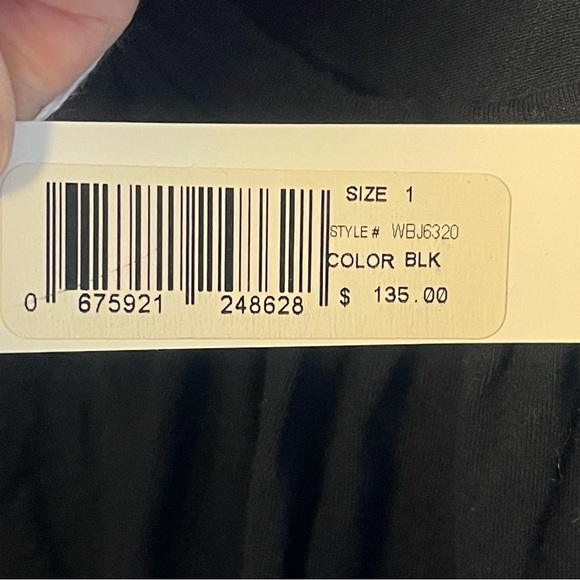 Standard James Perse Black Midi Dress, Elevated Basics, Beachy, Summer, 1/ S - Picture 5 of 6